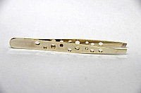 Пинцет для бровей AS-172 B (золото) с дырочками AISULU №19972