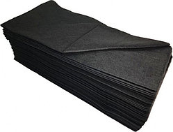 Полотенце одноразовое Спанлейс Черный бархат (45 х 90 см) (50 шт.) №43699