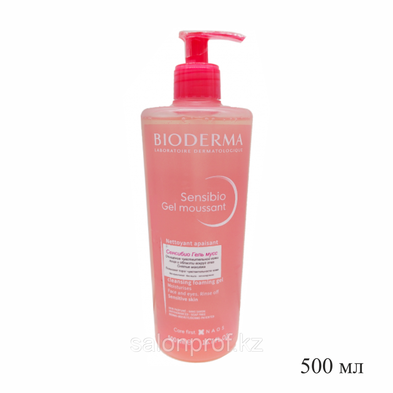 Гель-мусс Bioderma мягкий очищающий для чувствительной кожи 500 мл №00843