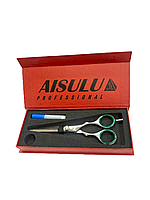 Ножницы филировочные AISULU 6,5 дюймов односторонние в коробке №37451(2)