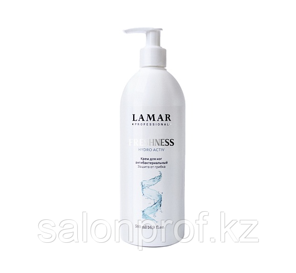 Lamar Professional, Крем для ног антибактериальный+защита от грибка Freshness 500  мл №18555