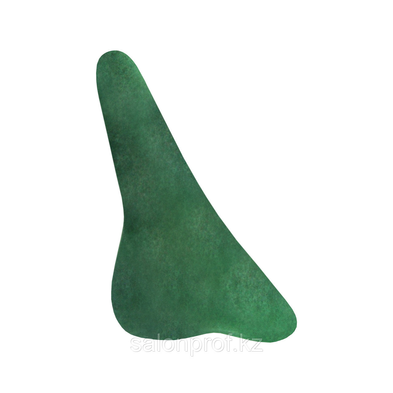 Скребок для гуаша из натурального зеленого нефрита (косточка) №96834(2) - фото 1 - id-p114117128