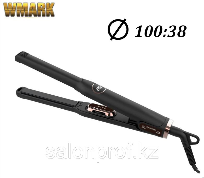 Утюжок-выпрямитель WMARK C20-HS041 С:100х38 мм черный (плоский) №37321
