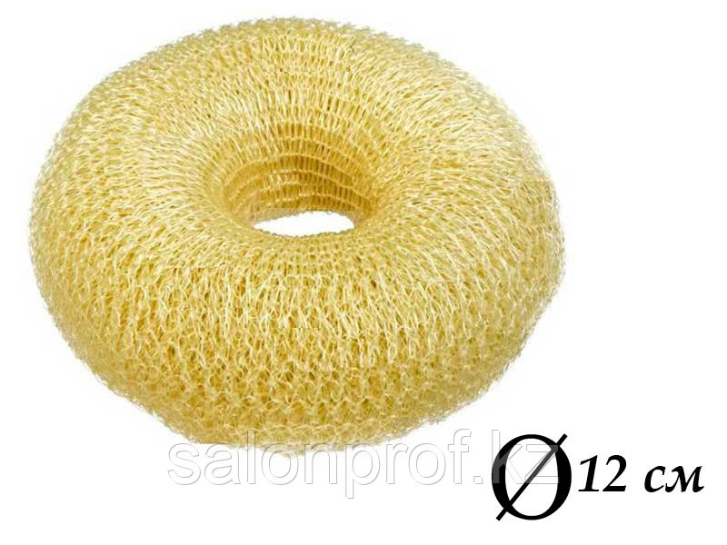 Валик для объема волос Q-66 бежевый Ø 12 см на кнопке (AISULU) (м) №70865(2)