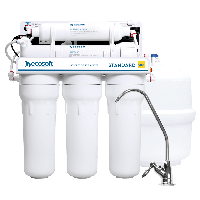 Фильтр обратного осмоса Ecosoft Standard 5-50P с помпой и минерализатором (1 уголь.картридж простой