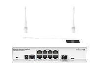 Коммутатор MikroTik CRS109-8G-1S-2HnD-IN