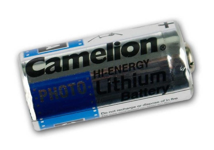 Элементы питания (батарейки) Camelion Lithium CR123A (размер A) - фото 3 - id-p114385589