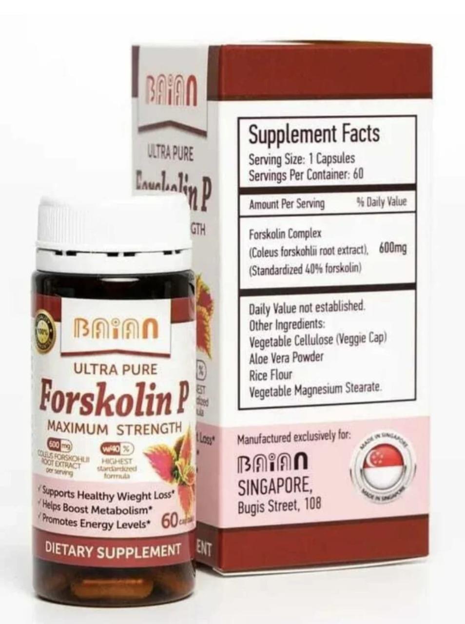 Капсулы для похудения Forskolin P - Форсколин П