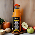 Органический Морковно-яблочный сок, 500 мл. Дары Чарына. Оборотная тара., фото 2
