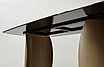 Стол BRONTE 220 KL-188 Контрастный мрамор матовый, итальянская керамика/ Шампань, ®DISAUR, фото 6