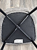 Стул JANETY UF998-04 бежевый, букле / черный каркас/ Товарный знак DISAUR, фото 2