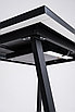 Стол ВИЖН 140 раскладной Черный, стекло/ черный каркас М-City, фото 7
