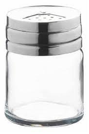 Емкость для приправ «Бэйзик» с отверстиями; стекло,сталь нерж.; 115мл ...