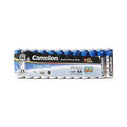 Батарейки Супер Мощные CAMELION Super Heavy Duty R6P-SP24B, 24 шт. в упаковке