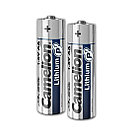 Батарейки литиевые AA CAMELION Lithium P7 FR6-BP2, 2 шт. в блистере, фото 2