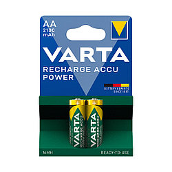 Аккумуляторы AA перезаряжаемые 1.2V 2100 мАч VARTA R2U Mignon HR6 (2 шт в упаковке)