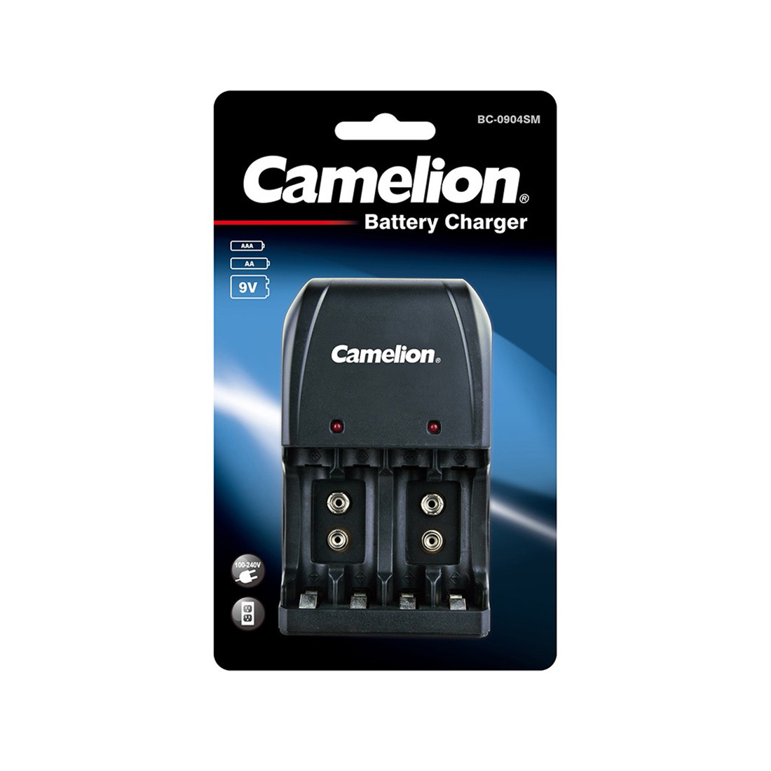 Зарядное устройство сетевое CAMELION BC-0904SM-TUV-0 - фото 2 - id-p114437444