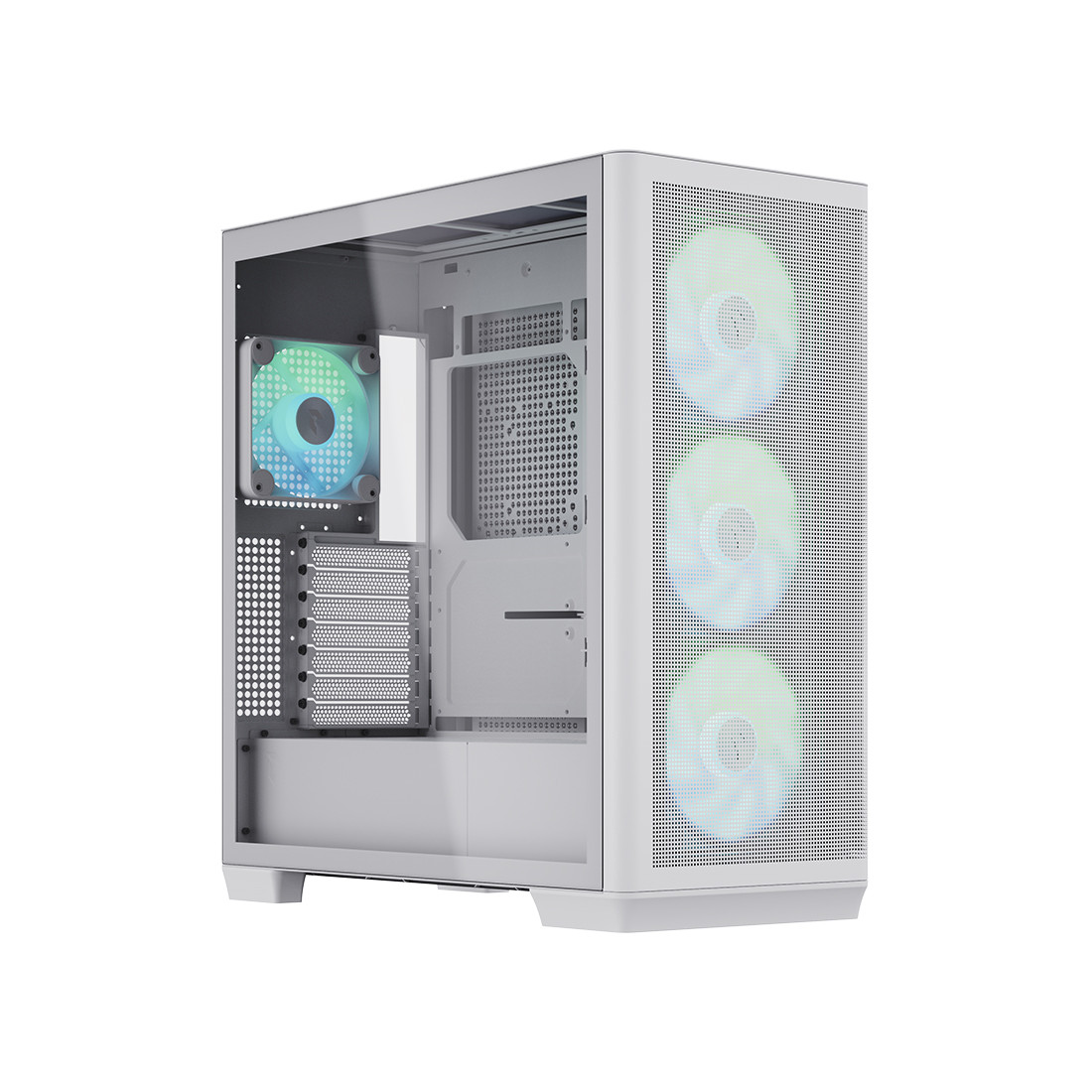 Компьютерный корпус без блока питания APNX C1 WH Aerocool - фото 1 - id-p114397145