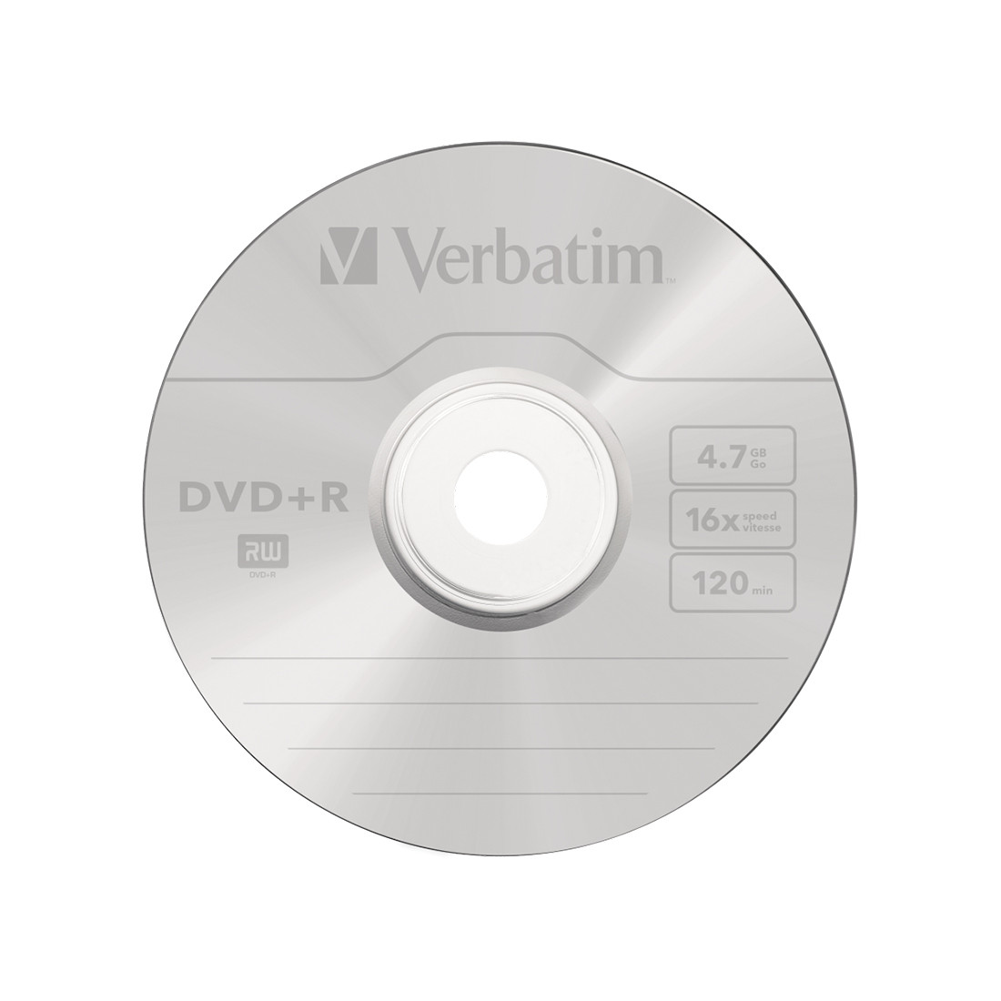 DVD+R диски 4.7GB, 10 шт, Незаписанные, Verbatim (43498)