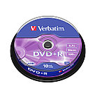DVD+R диски 4.7GB, 10 шт, Незаписанные, Verbatim (43498), фото 2