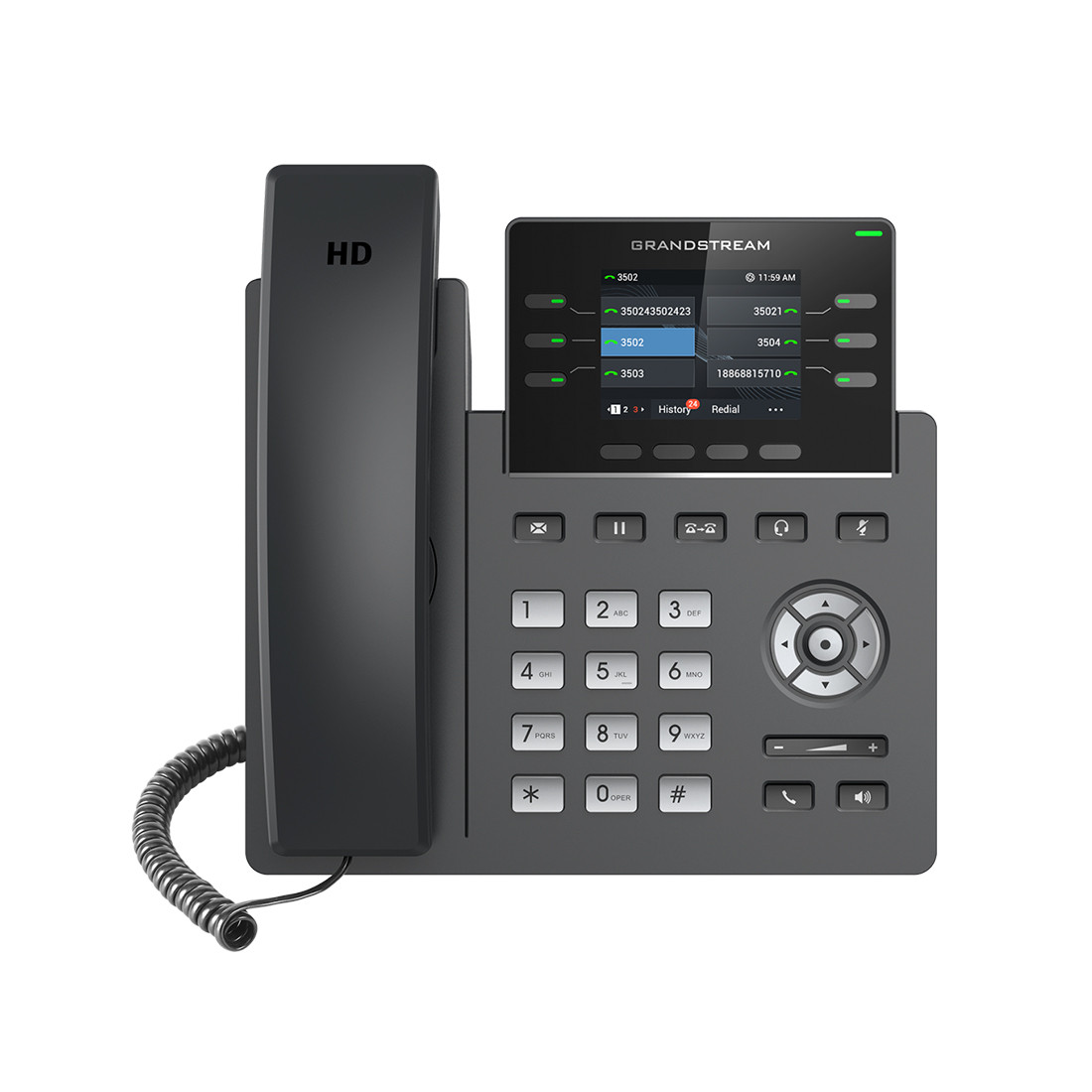 IP-телефон с поддержкой 3 SIP-аккаунтов Grandstream GRP2613 - фото 2 - id-p114397336