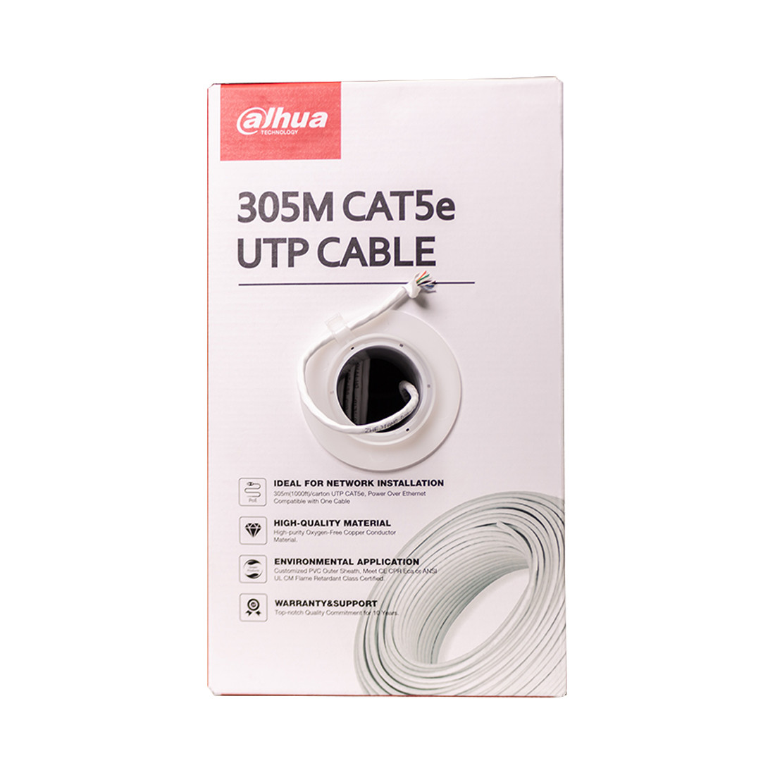 Сетевой кабель 5E UTP категории, 305 метров, Dahua DH-PFM920I-5EUN - фото 2 - id-p114397345