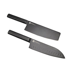 Набор ножей с антипригарным покрытием HuoHou Cool black из нержавеющей стали