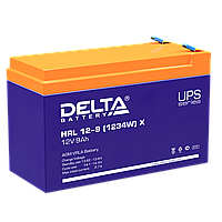 Аккумулятор Delta HRL 12-9 (1234W) X (12В, 9Ач)