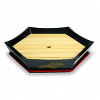 Блюдо 6-и угольник 27х27х6,5 см арт.22-0087/W(нет у постав)