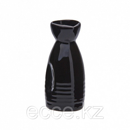 Бутылка для саке 100 мл, (в упак 8 шт) черная керамика арт.8076(BLK) - фото 1 - id-p114442973