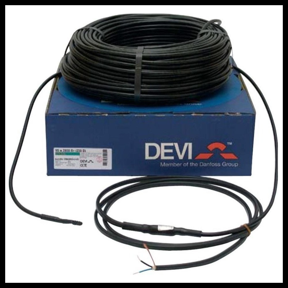 Нагревательный кабель DEVIsnow 30T (230 В) для обогрева лестниц и площадок (длина=50 м, мощность=1440 Вт)