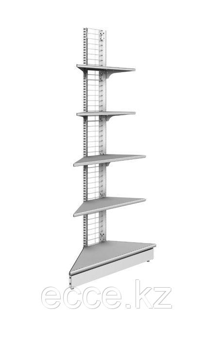 Стеллаж металлический сетчатый угла внешнего (угловой стеллаж) НОРДИКА - фото 1 - id-p114445235