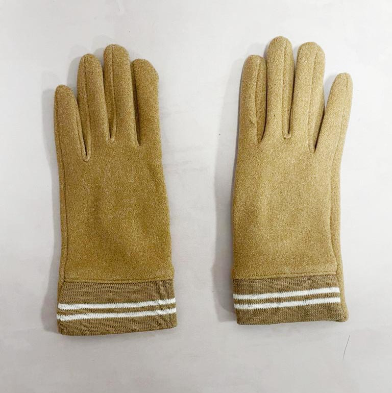 Сенсорные перчатки подростковые бежевые - фото 5 - id-p114107647