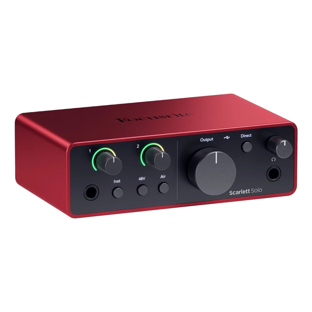 Звуковая карта Focusrite Scarlett Solo 4 Gen