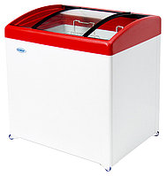 Ларь морозильный Снеж МЛГ-250 (подсветка) красный