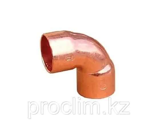 Отвод медный 90 стандартный двухрастртрубный 5/8"