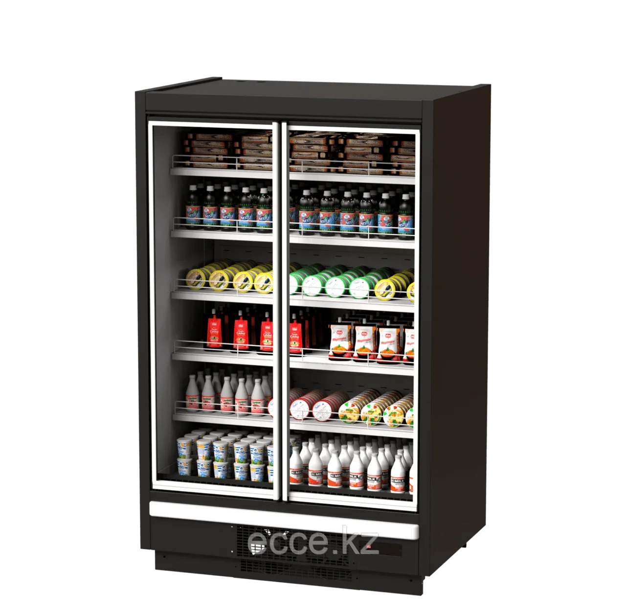 Горка холодильная KIFATO ПРАГА 1250 (встроенный агрегат, распашные двери) - фото 1 - id-p114456123