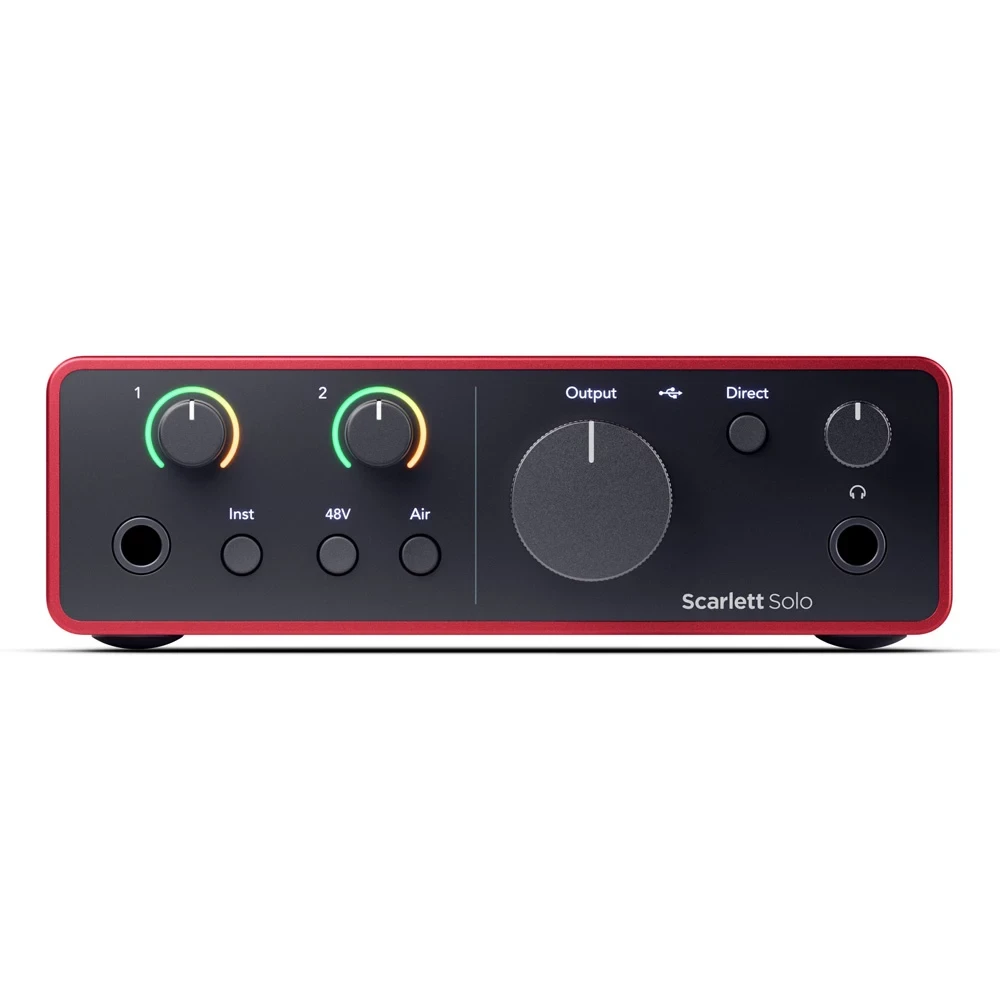 Набор для звукозаписи Focusrite Scarlett Solo Studio 4th Gen - фото 3 - id-p114456771