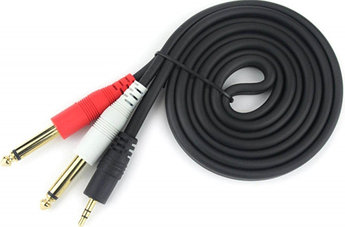 Кабель соединительный EFSHIU 3.5mm Jack (M) - 2x6.35mm Jack (M)