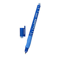 Ручка гелевая стираемая Carioca "OOPS", узел 0,7 мм, чернила синие, резиновый держатель