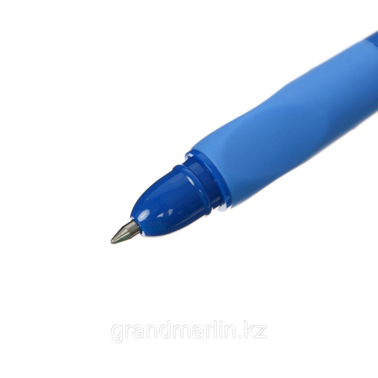 Ручка гелевая стираемая Carioca "OOPS", узел 0,7 мм, чернила синие, резиновый держатель - фото 3 - id-p107607055