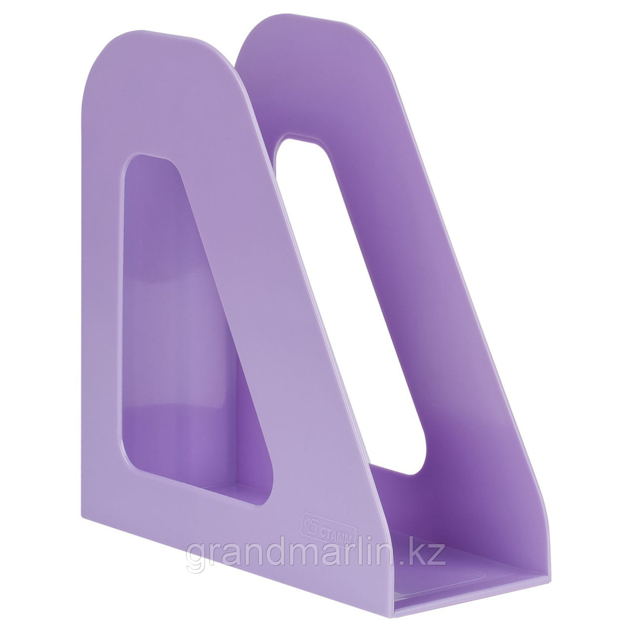 Лоток для бумаг вертикальный СТАММ "Фаворит", фиолетовый, ширина 90 мм - фото 1 - id-p114457824
