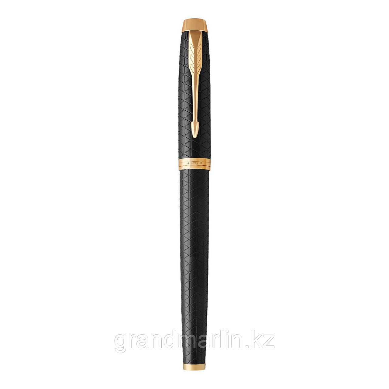 Ручка-роллер Parker IM Premium T323 Black GT F, 0.5 мм, корпус из алюминия, чёрные чернила, В ПОДАР - фото 1 - id-p114457881