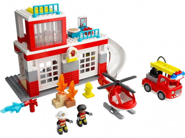 Конструктор LEGO DUPLO Пожарная часть и вертолёт 10970 - фото 1 - id-p114394733