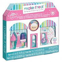 Набор детской косметики Make It Real Candy Shop Cosmetic Set: 2 тюбика блеска для губ 1 палетка тен 2700MR