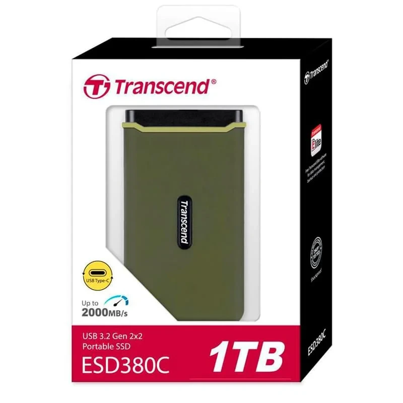 Жесткий диск SSD внешний 1TB Transcend TS1TESD380C