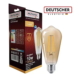 Лампа LED BULB FILAMENT ST64 10W E27 2500K (DEUTSCHER)