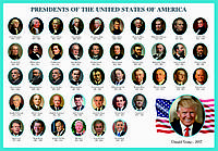 А.10 Плакат "Система правления США. Президенты США