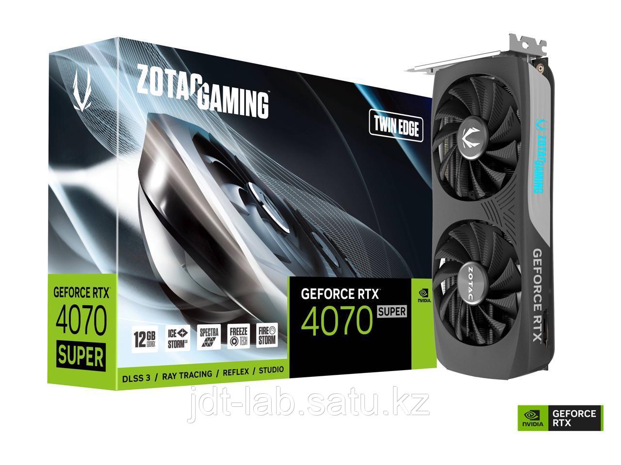 Видеокарта ZOTAC GAMING GeForce RTX 4070 SUPER Twin Edge 12GB - фото 1 - id-p114461716