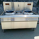 Плита индукционная двухконфорочная с двумя кранами, фото 2